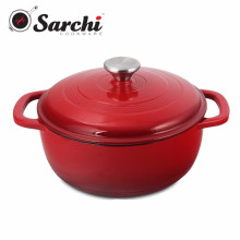 Die casting Cast-Iron Enamel Dutch Oven with lid